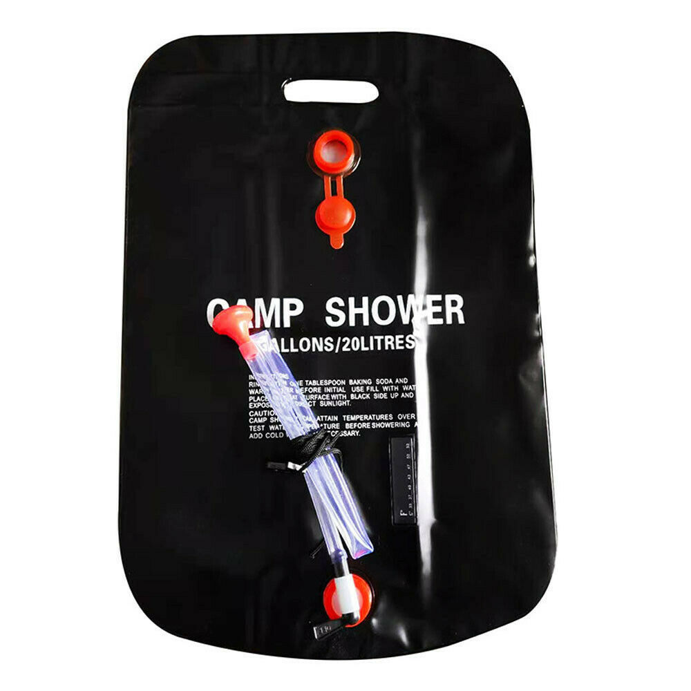 20L Portable Solar Camping Shower Bag