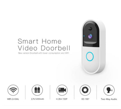 Smart Wi-Fi Video Doorbell with Wireless Intercom