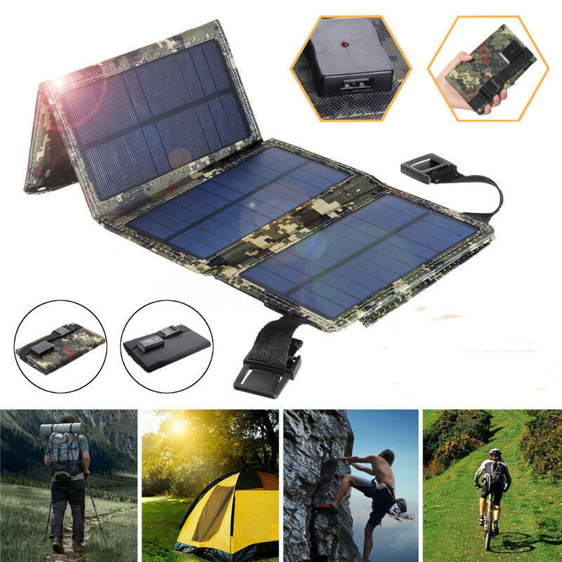 Portable 20W USB Solar Foldable Battery Panel