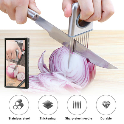 Stainless Steel Onion Holder & Tomato Cutter