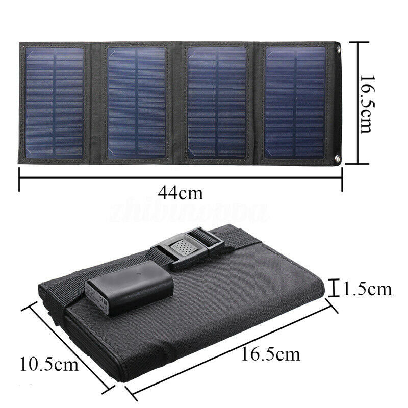 Portable 20W USB Solar Foldable Battery Panel